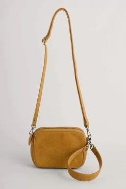 Annulet Leather And Suede Bag