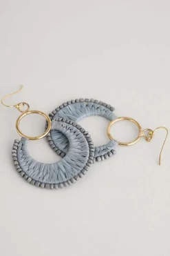 Arum Beaded Drop Earrings