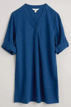 Brittlestar V-Neck Linen Blend Tunic