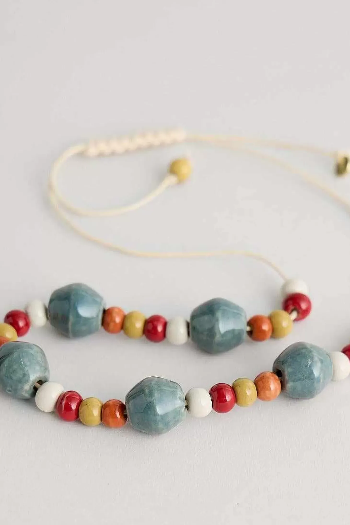 Canna Ceramic Bead Necklace