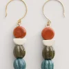 Conifer Ceramic Drop Earrings