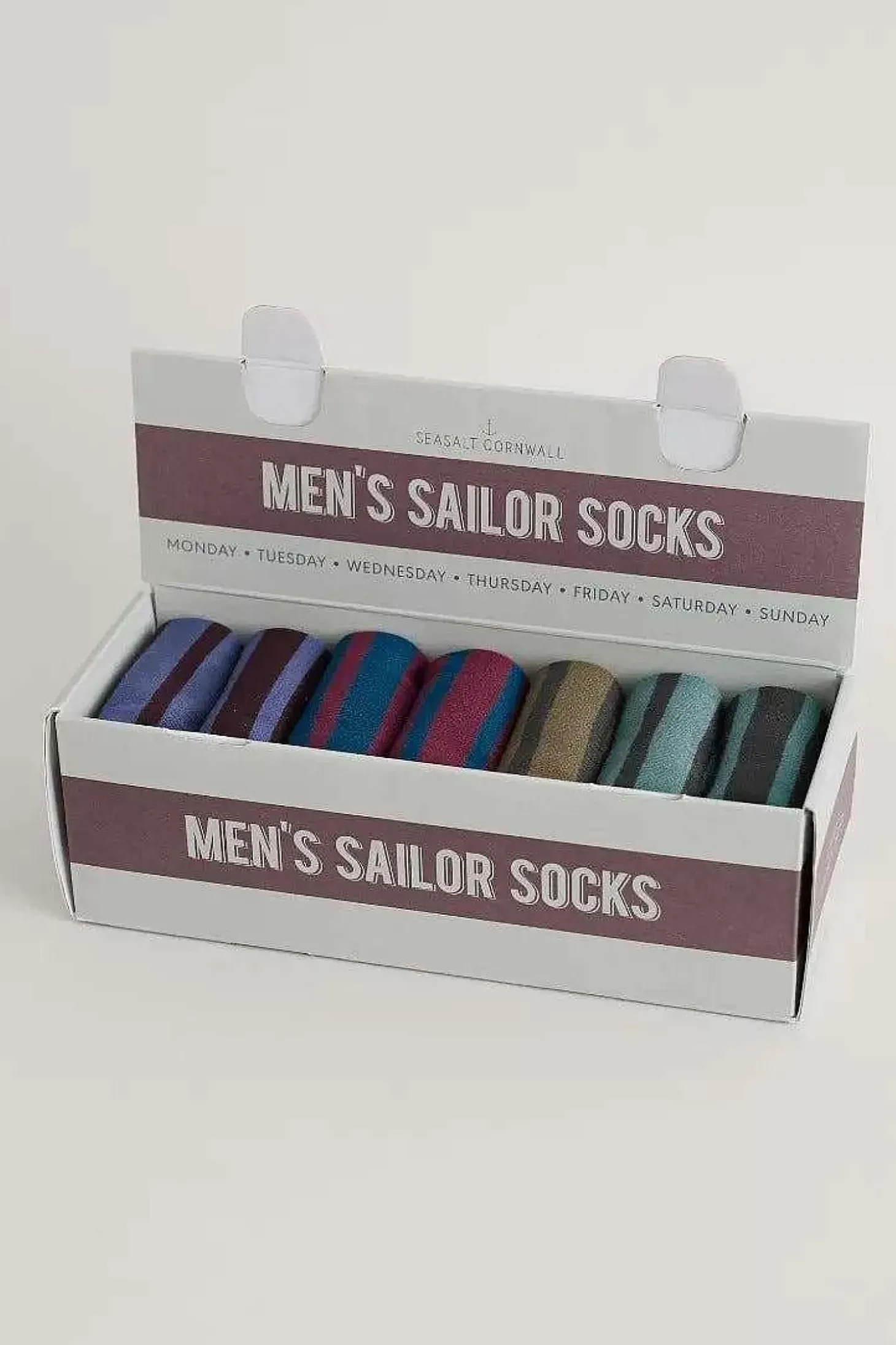 Gift Box Of 7 Men's Sailor Socks
