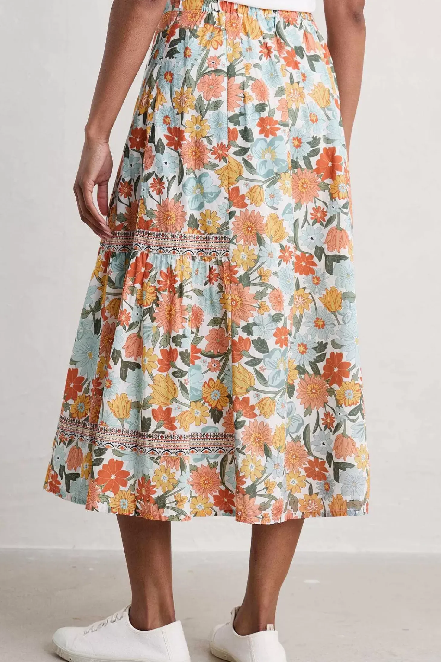 Heather Drifts Midi Skirt
