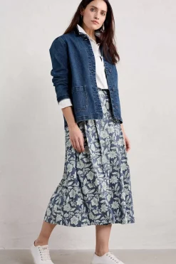 Jamboree Chambray Midi Skirt