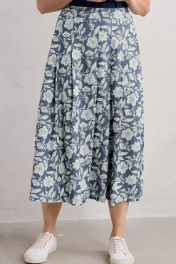 Jamboree Chambray Midi Skirt