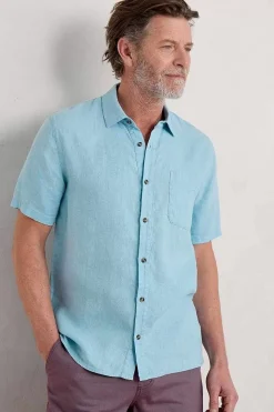 Men's Carne Short Sleeve Linen Shirt