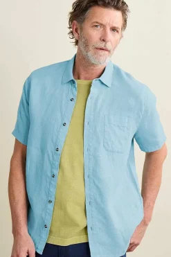 Men's Carne Short Sleeve Linen Shirt