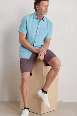 Men's Carne Short Sleeve Linen Shirt