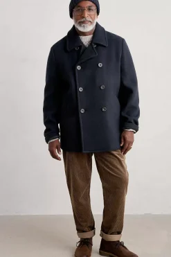 Men's Channel Wool Blend Coat
