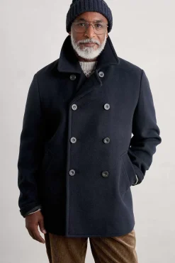 Men's Channel Wool Blend Coat