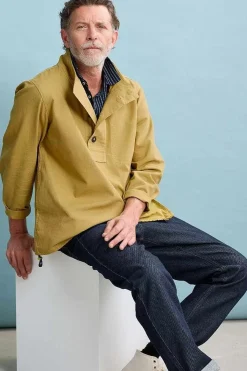 Men's Clay Stone Organic Cotton Pullover Smock