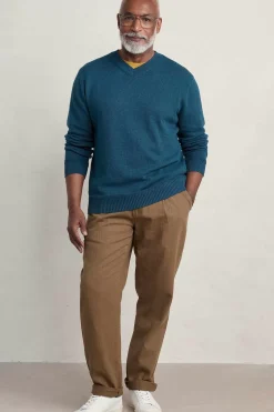 Men's Mainbrace Organic Cotton V-Neck Jumper