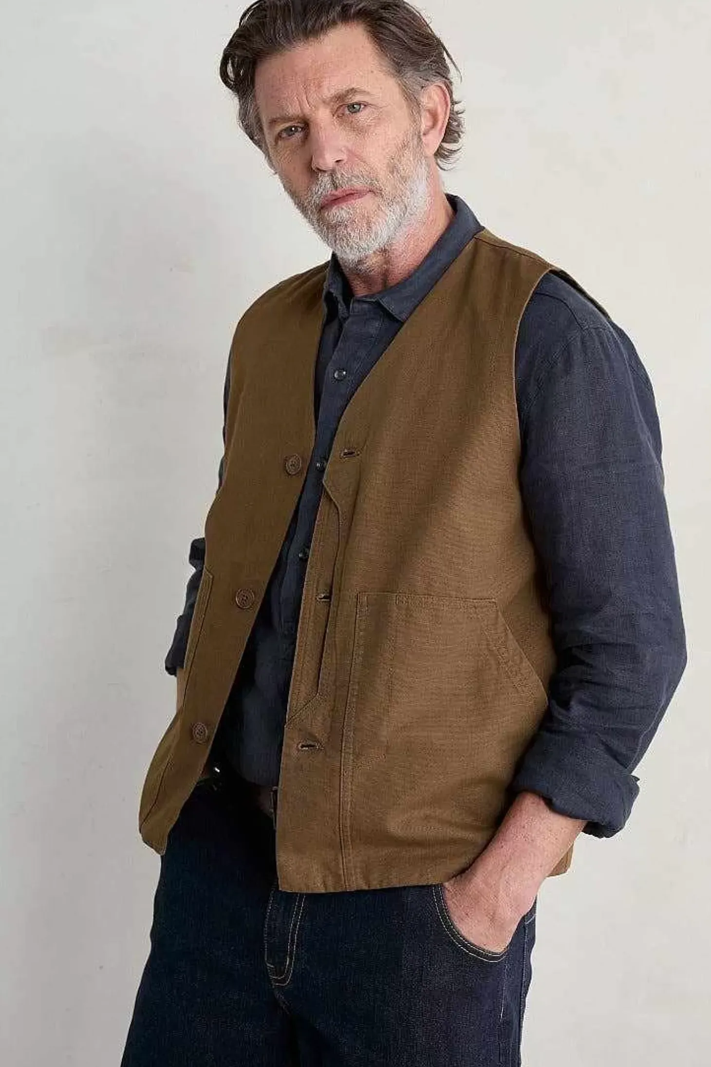 Men's Organic Cotton Metern Waistcoat