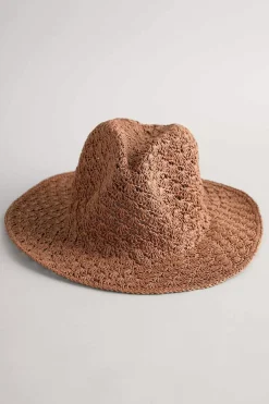 Ocean Sky Paper Crochet Hat