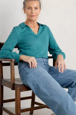 Owles Point V-Neck Jersey Shirt