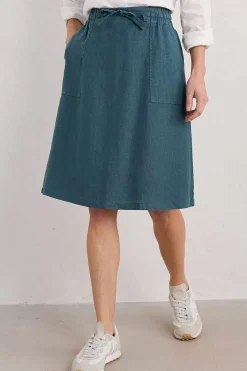 Pepper Moth Linen Skirt