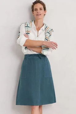 Pepper Moth Linen Skirt
