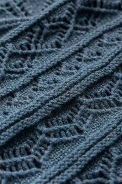 River Cross Pointelle Knit Top