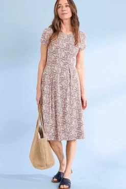 Riviera Fit-And-Flare Jersey Dress