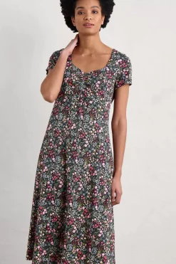 Secret Cove Empire Line Midi Dress