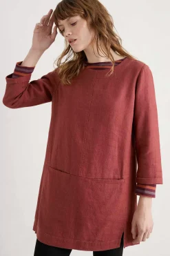 St Agnes Clay Ramie-Blend Tunic