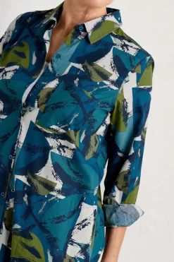 Waterworn Textured Longline Shirt (Gots)