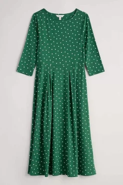 Wild Bouquet 3/4 Sleeve Midi Dress