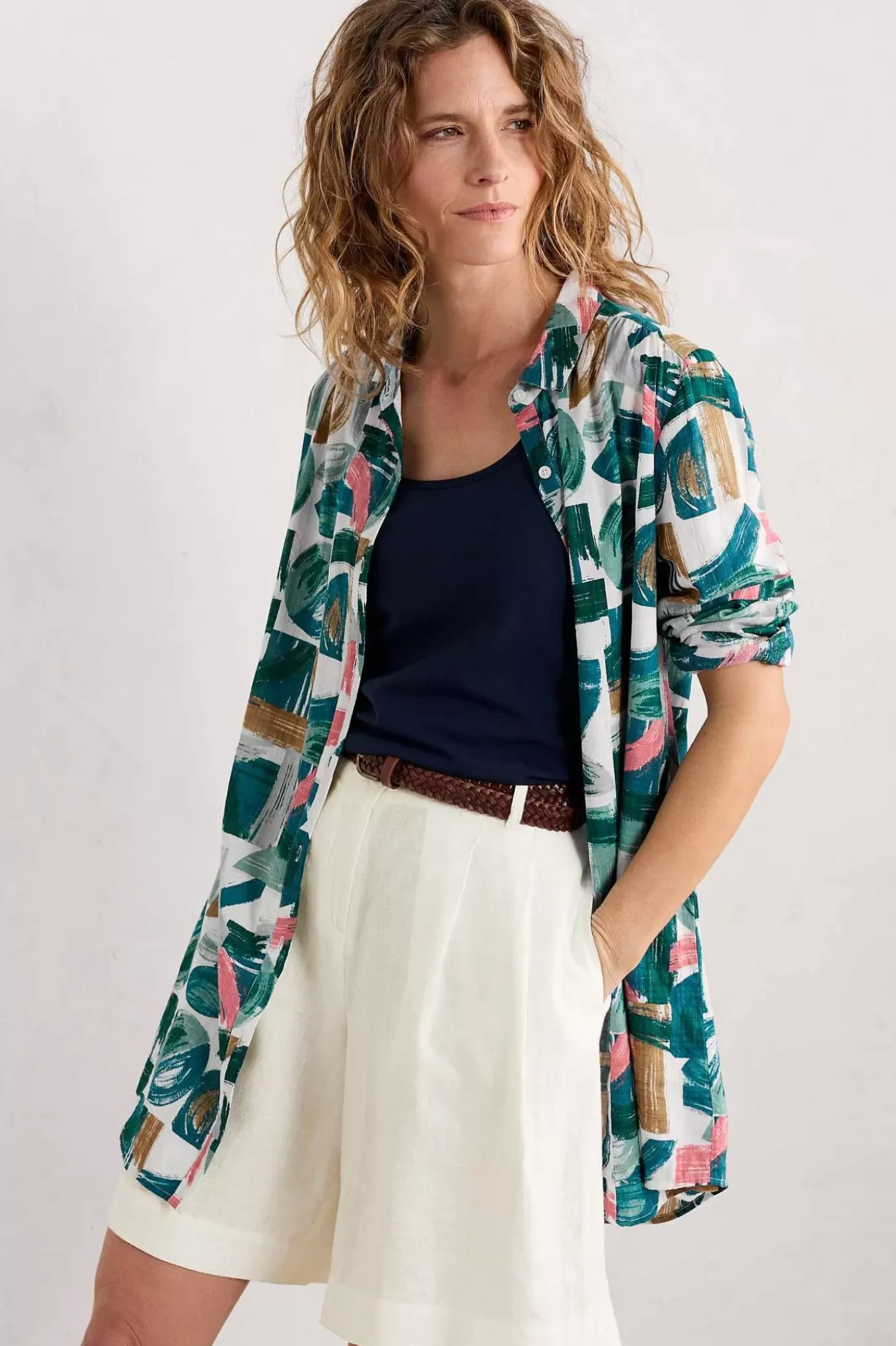 Wren Flutter Longline Shirt