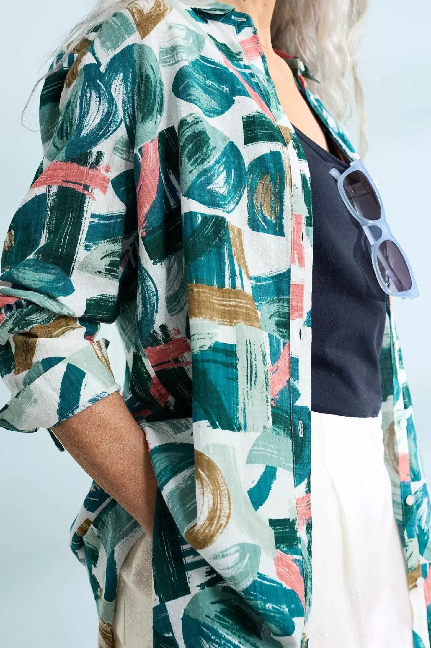 Wren Flutter Longline Shirt